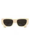 Gucci Gg1959s Geometric Sunglasses In Neutral
