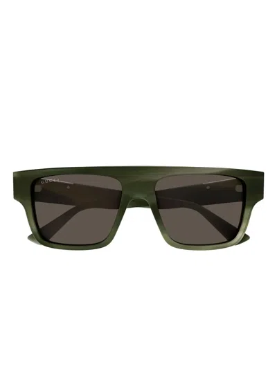 Gucci Gg1960s Square Sunglasses In Green