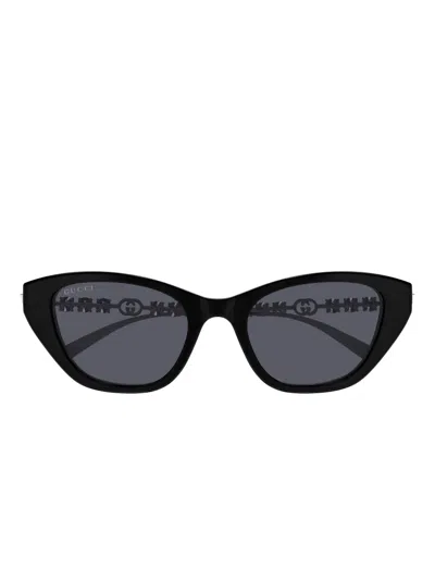 GUCCI GG1968S CAT-EYE LOGO SUNGLASSES