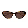 Gucci Gg1968s Linea Emblem 003 Havana Gold Brown Sunglasses In Brown