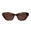 Gucci Gg1968s Linea Emblem 003 Havana Gold Brown Sunglasses In Brown