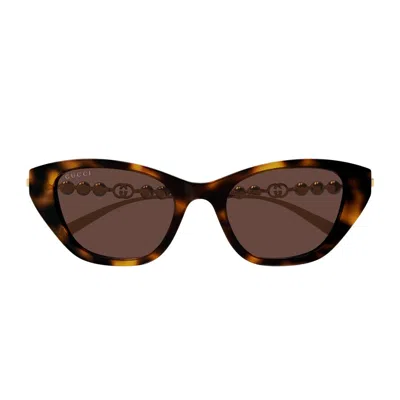 GUCCI GUCCI GG1968S LINEA EMBLEM SUNGLASSES