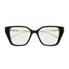 Gucci Gg1969o Linea Emblem Eyeglasses In Black