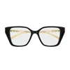 Gucci Gg1969o Linea Emblem Eyeglasses In Black