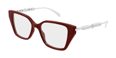 Gucci Gg1969o Women's Glasses, Burgundy, Size 51