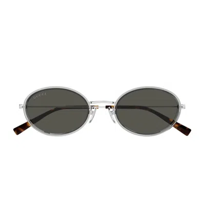 Gucci Gg1980 S Linea Emblem Gray In Green