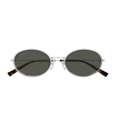Gucci Gg1980s Linea Emblem Sunglasses In Brown