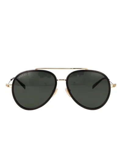 Gucci Aviator Sunglasses Gg1981 S 001 In Black