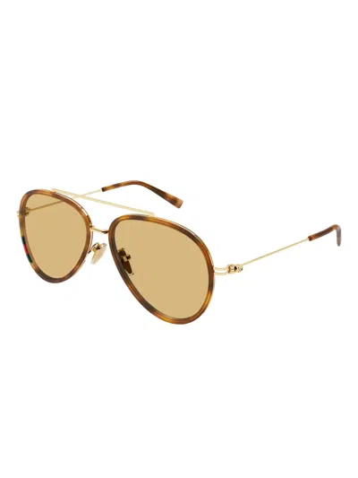 Gucci Gg1981s Pilot-frame Sunglasses In Brown