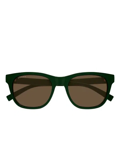 Gucci Gg1985s Square-frame Sunglasses In Green