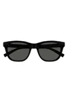 Gucci Rectangle-frame Sunglasses In Black