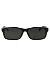 Gucci Black-black-grey Injection Sunglasses In Black