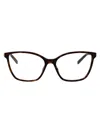 Gucci Havana-havana-transparent Recycled Acetate Glasses In Transparent