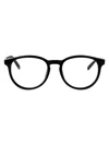 Gucci Black-black-transparent Recycled Acetate Glasses In Black