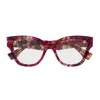 Gucci Gg2008o Linea Re-ace 002 Havana Red Glasses In Brown