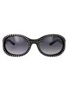 Gucci Black-black-grey Recycled Acetate Sunglasses In Black