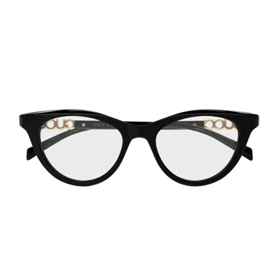 Gucci Gg2034o Linea Name Of Brand 001 Black Glasses In Green