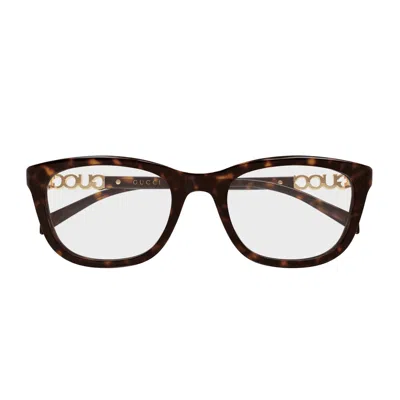 Gucci Gg2035oa Linea Name Of Brand 002 Havana Glasses In Neutral