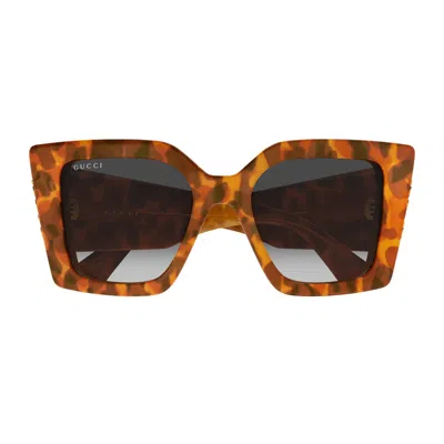 Gucci Gg2039s Linea Name Of Brand 004 Havana Grey Sunglasses In Brown