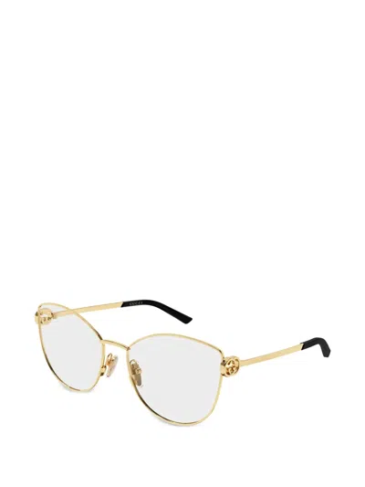 Gucci Gg2049o Glasses In Gold
