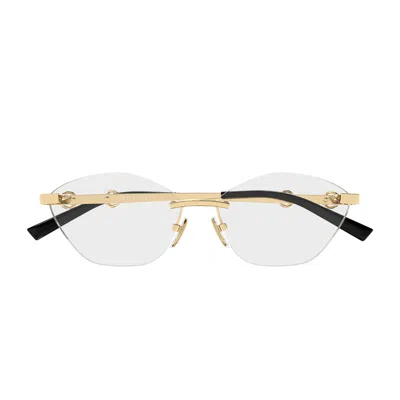 Gucci Gg2050o Linea Sign 001 Gold Black Glasses In White