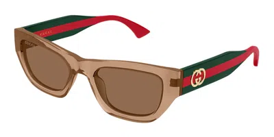 Gucci Gg2116s 004 Occhiali Da Sole Per Donna In Brown