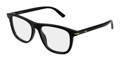 Gucci Gg2130o 005 Men's Glasses Black Size 56 - Free Lenses - Blue Light Block Available