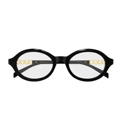 Gucci Gg2153o Linea Name Of Brand 001 Black Glasses In Pattern
