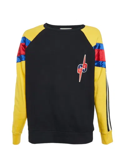 Pre-owned Gucci Gg-logo Sweatshirt In Black