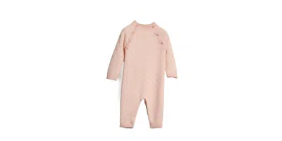 Gucci Gg-pattern Romper In Pink