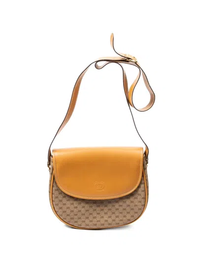 Pre-owned Gucci Gg-pattern Shoulder Bag In Neutral