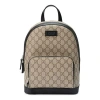 Gucci Ggsynthetic Canvas Backpacksmall Beige In White