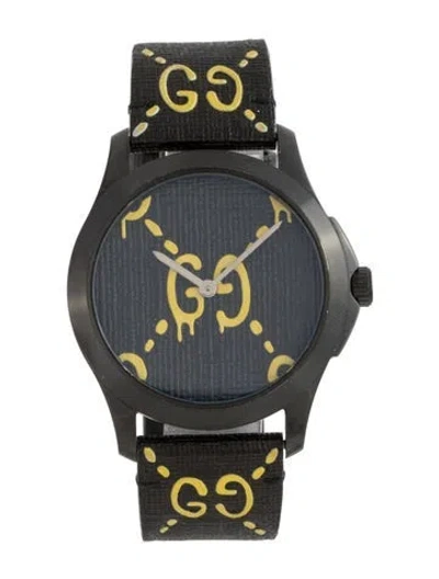 Pre-owned Gucci Ghost G-timeless Watch In Multicolor