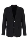 Gucci Giacca In Lana Blu Notte Uomo In Multi