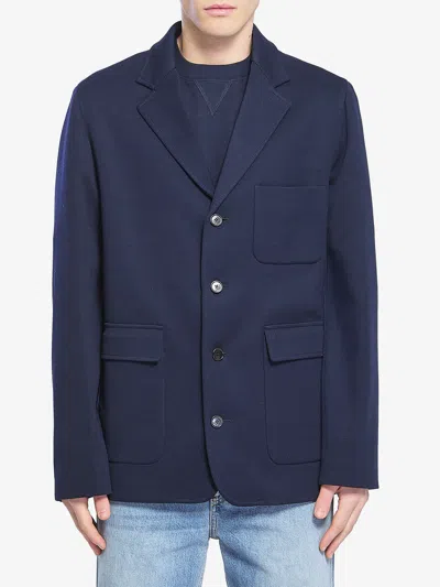 Gucci Cotton Regular-fit Blazer In Blue