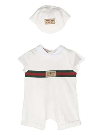 Gucci Kids' Gift Set In White