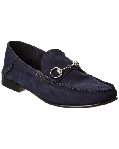 Gucci Gigi Suede Loafer In Blue