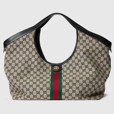 Gucci Giglio Large Tote Bag In Black