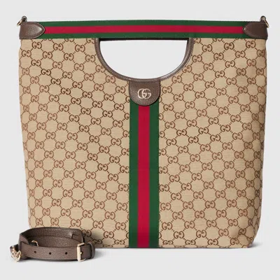 Gucci Giglio Large Tote Bag In Sand