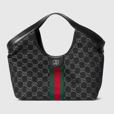 Gucci Giglio Small Tote Bag In Black