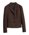 Gucci Gingham Jacket With Tag In Brown