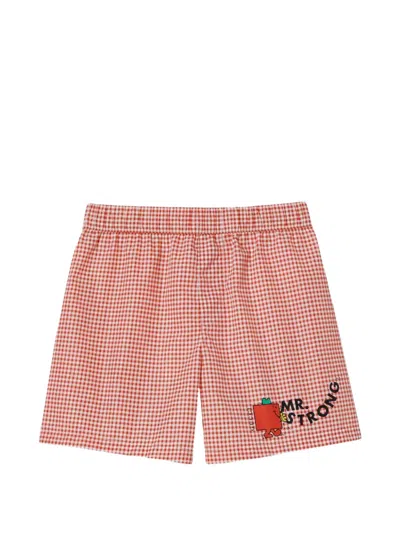 Gucci Gingham Pattern Shorts