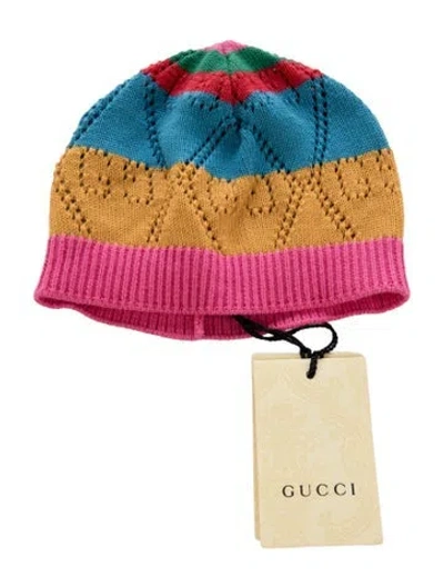 Pre-owned Gucci Babies' Girl's Multicolor Beanie W/tags