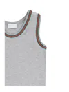 Gucci Girls Dress In Light Grey Mel/mix