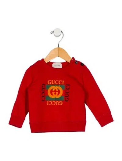 Pre-owned Gucci Babies'  Girls Sweater In Red