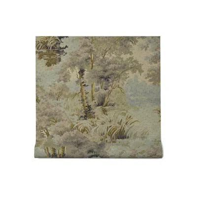 Gucci Glade Print Wallpaper In Green