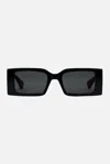 Gucci Rectangular Frame Sunglasses In Black