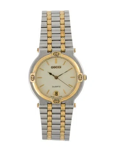 Pre-owned Gucci G-logo Watch, 32mm In Multi