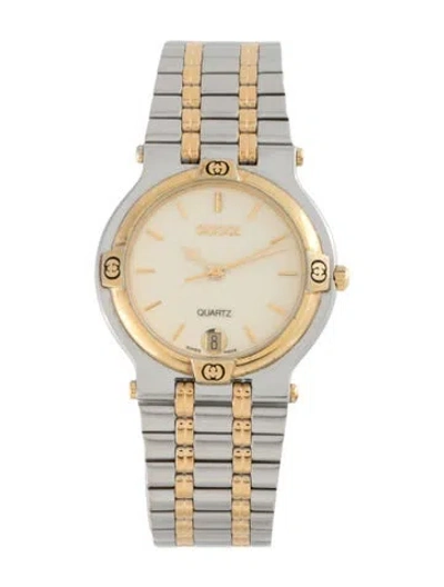 Pre-owned Gucci G-logo Watch, 32mm In Multi