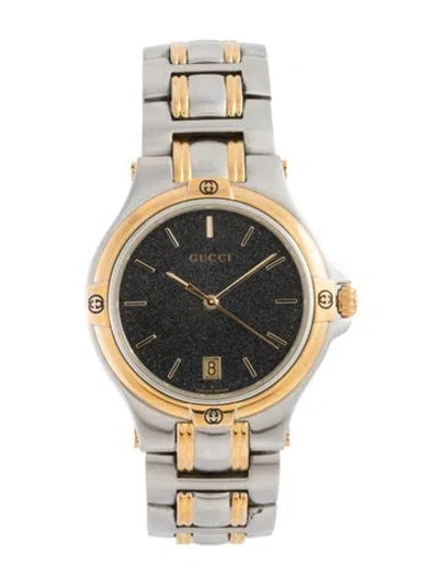 Pre-owned Gucci G-logo Watch, 35mm In Multi